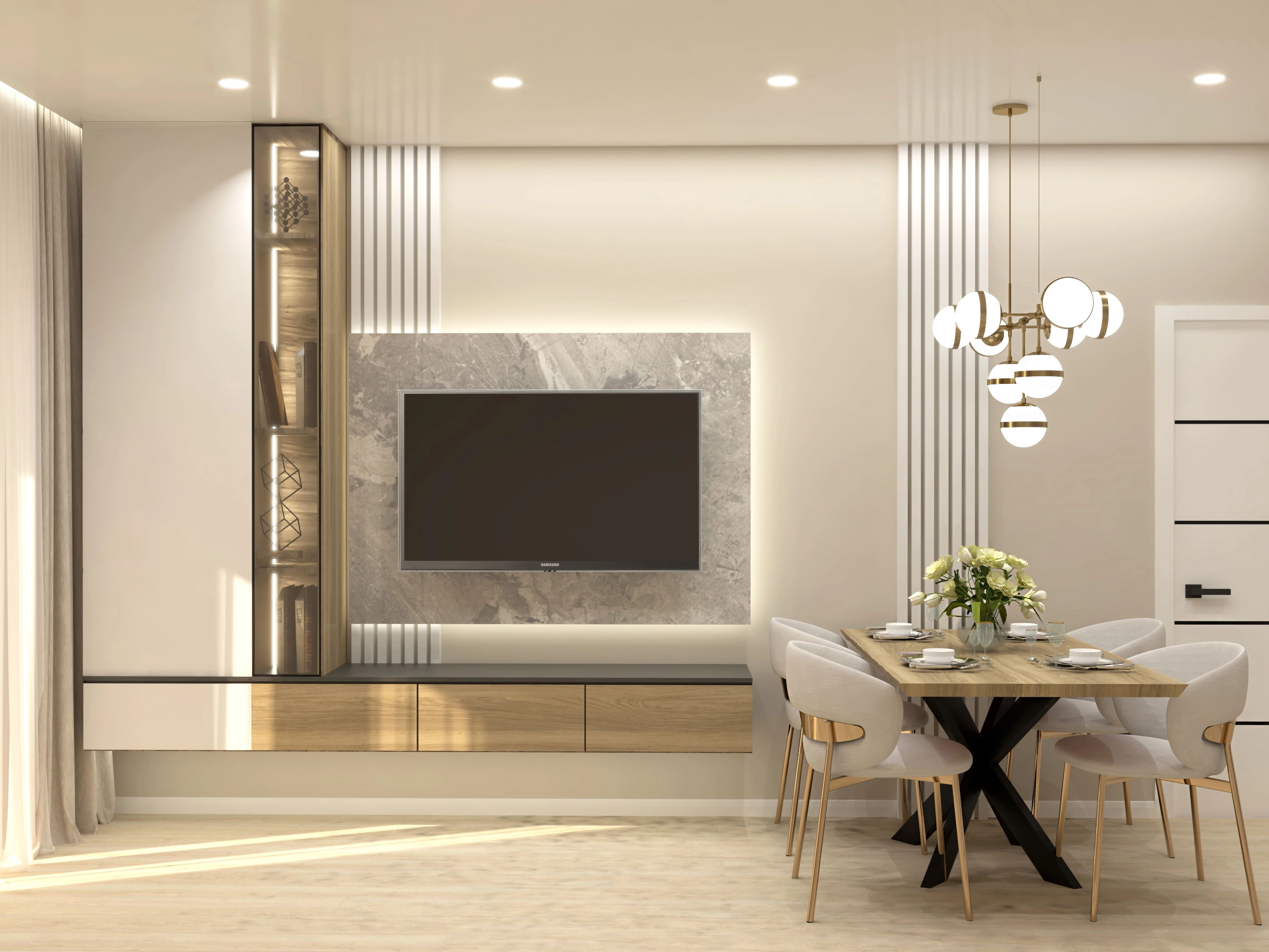 ЖК «Дубовый парк» 2-комнатная, 66.64 м²