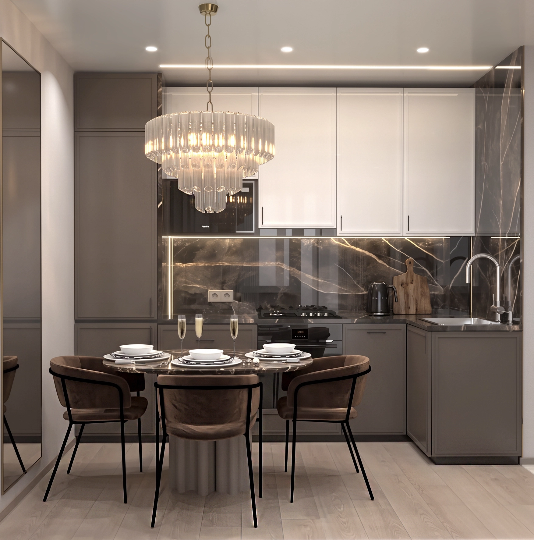 ЖК «Дубовый парк» 2-комнатная, 50.17 м²