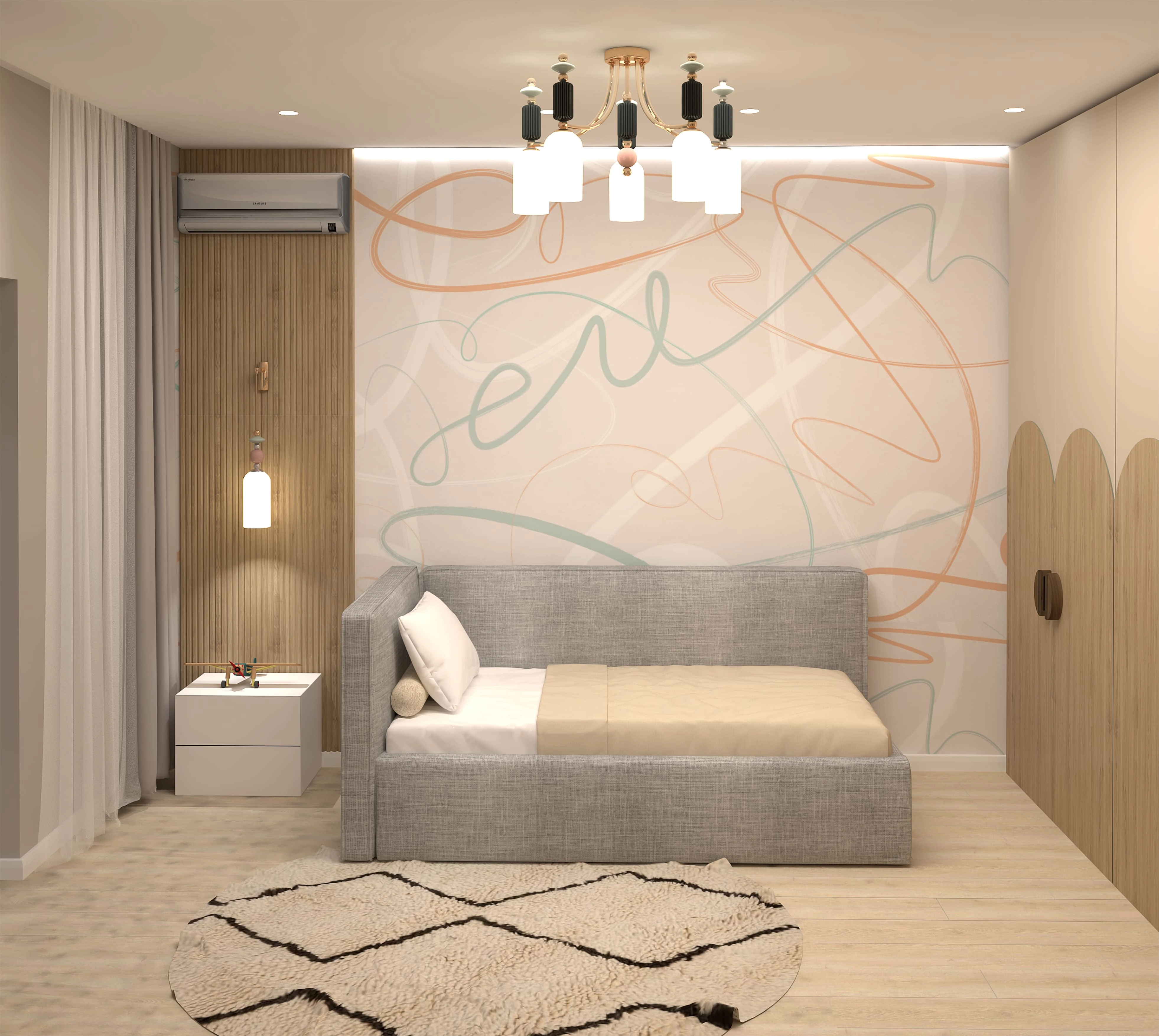 ЖК «Дубовый парк» 2-комнатная, 66.64 м²