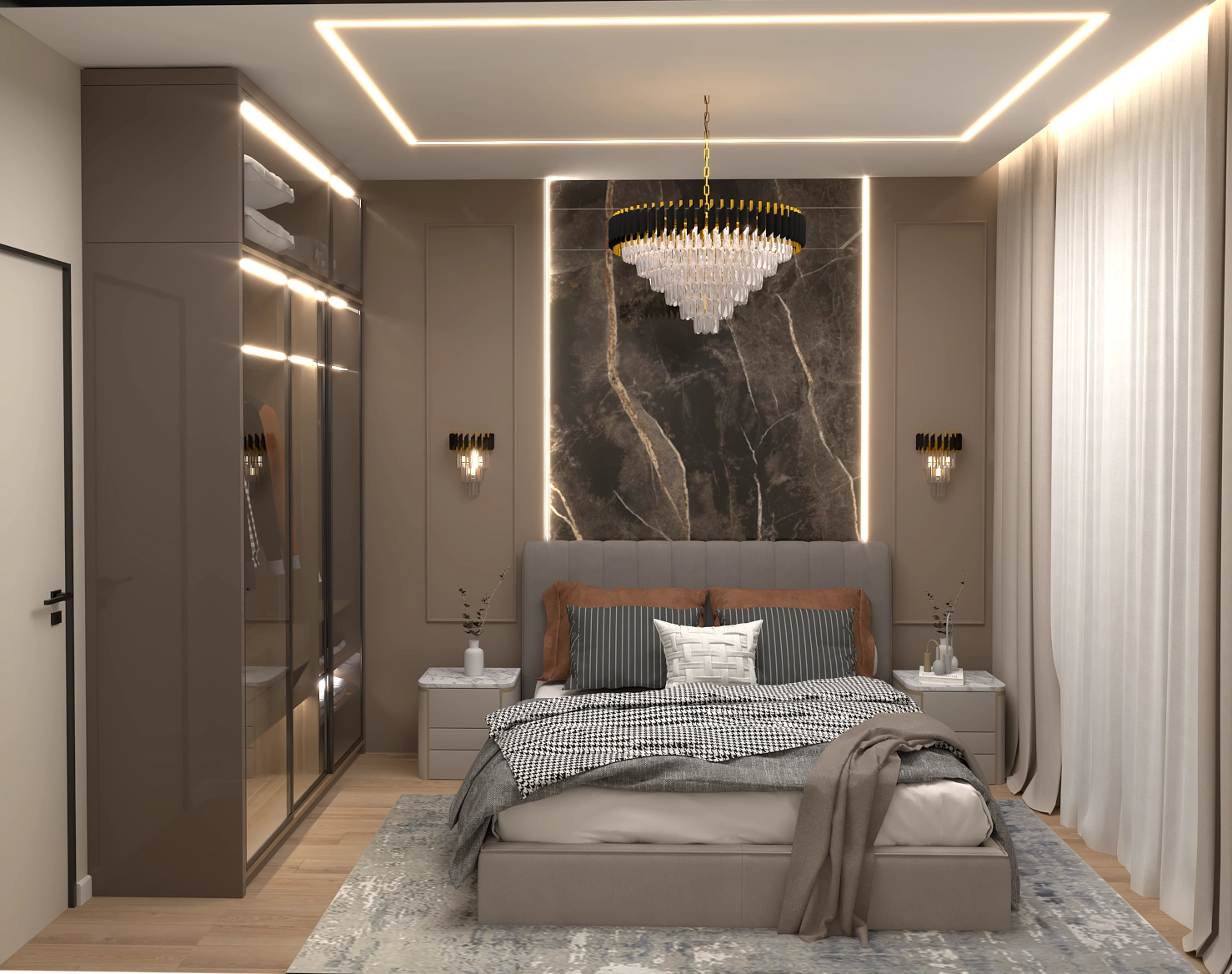 ЖК «Дубовый парк» 2-комнатная, 50.17 м²
