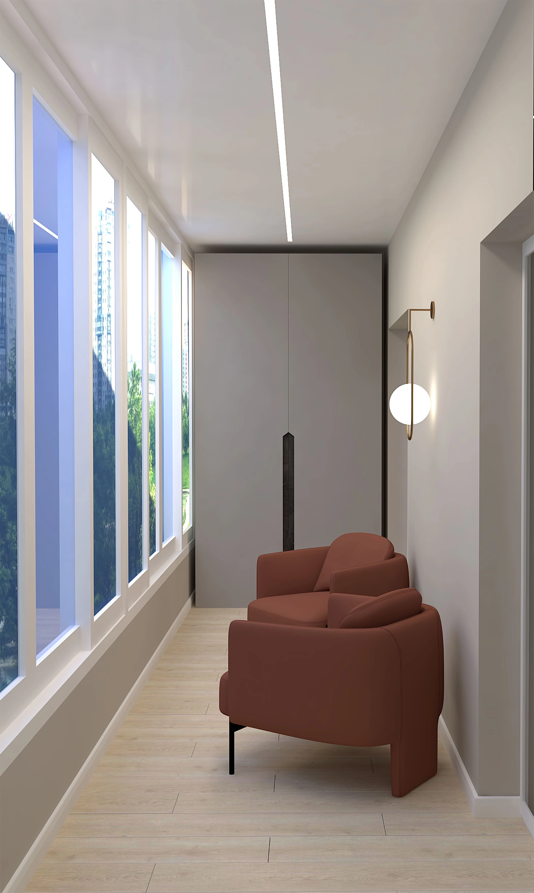 ЖК «Дубовый парк» 2-комнатная, 66.64 м²