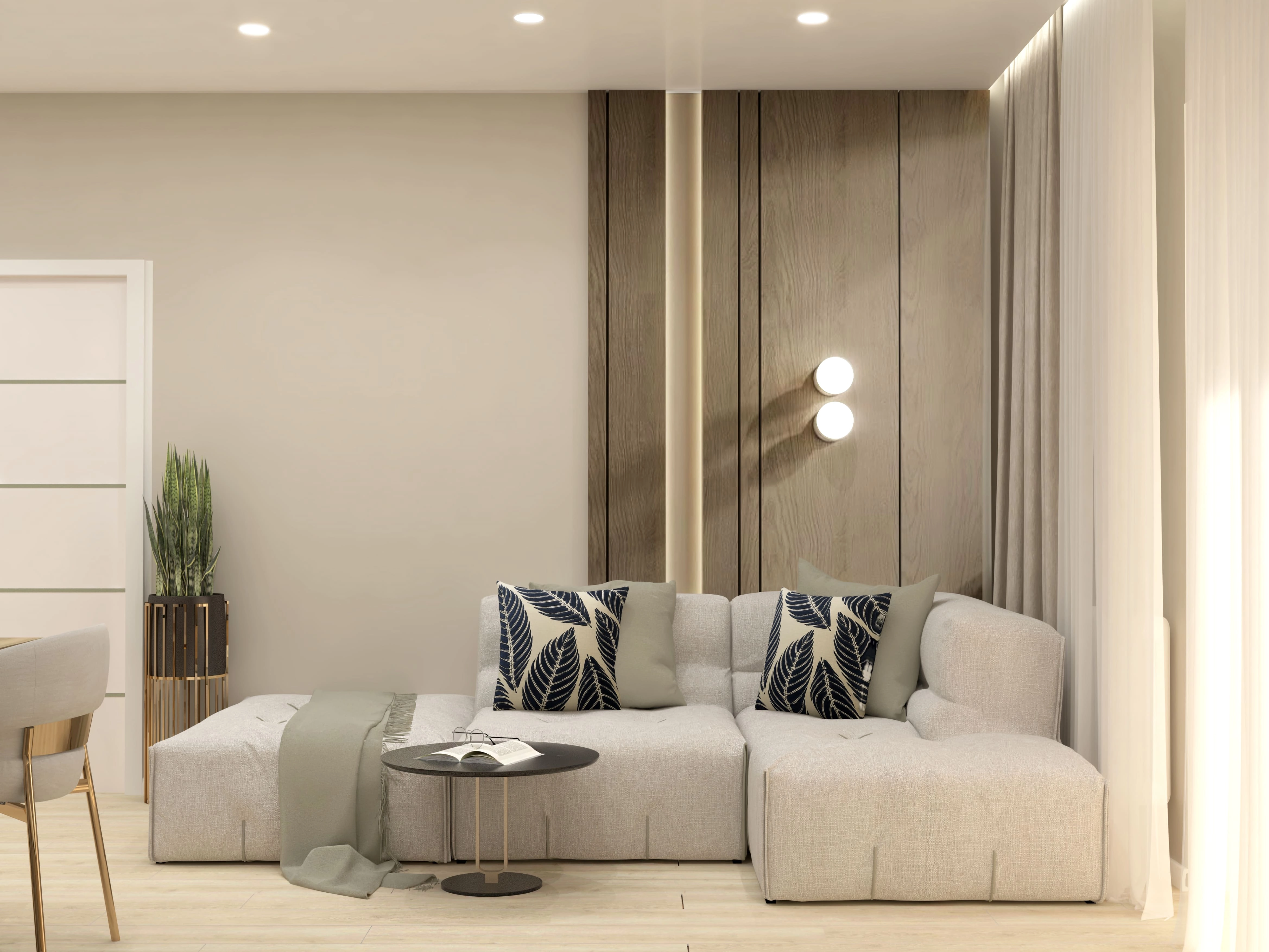 ЖК «Дубовый парк» 2-комнатная, 67.18 м²