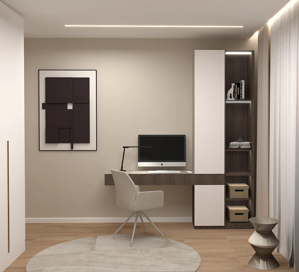ЖК «Дубовый парк» 2-комнатная, 50.55 м²
